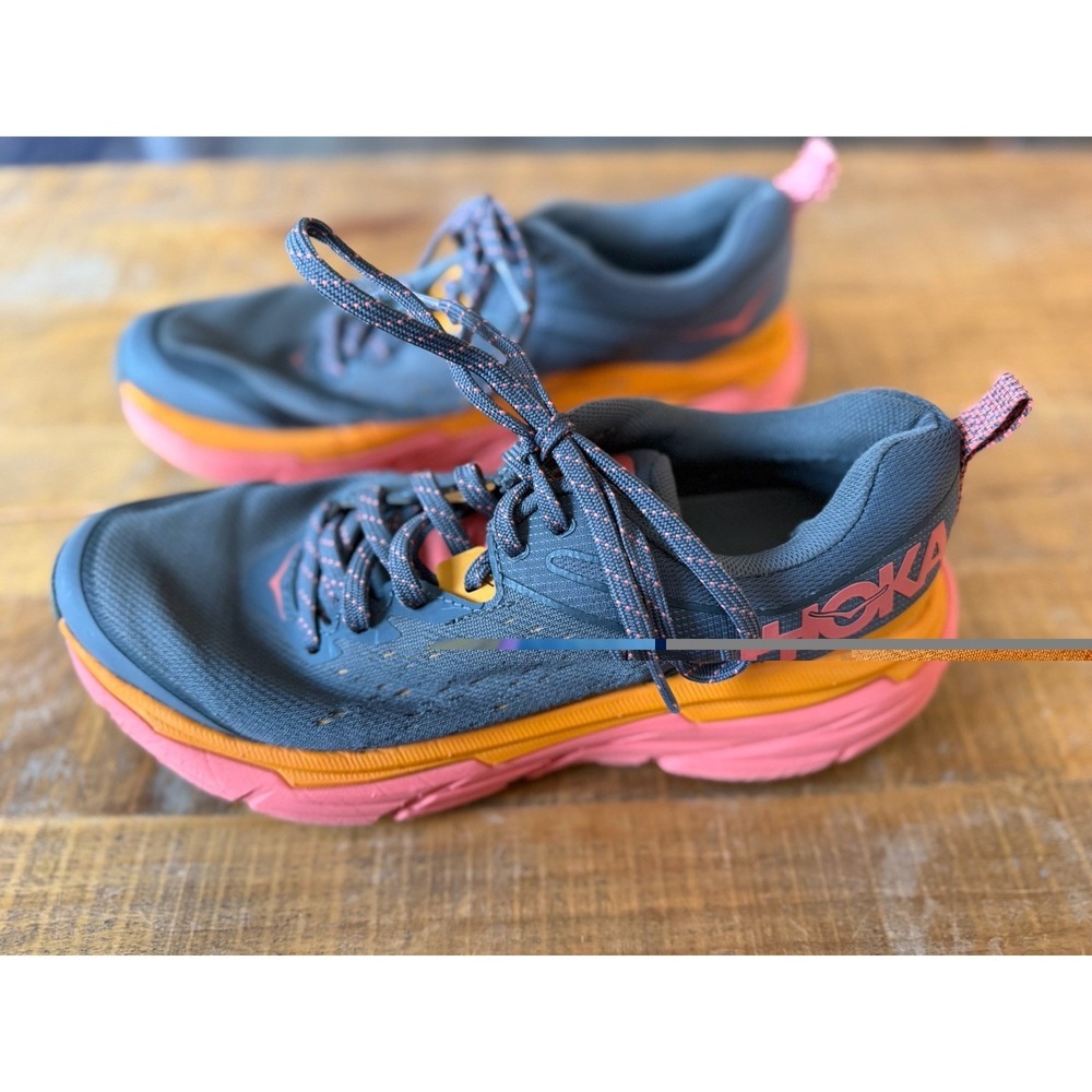 Hoka One One Challenger ATR 6 Trail Running Shoes Sneakers Women's Size 8B